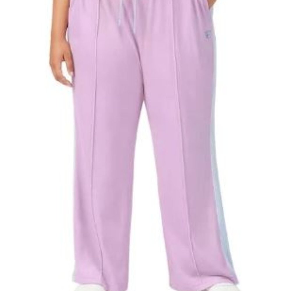 Fila Valery Velour Track Pants Orchid NWT - Picture 2 of 2